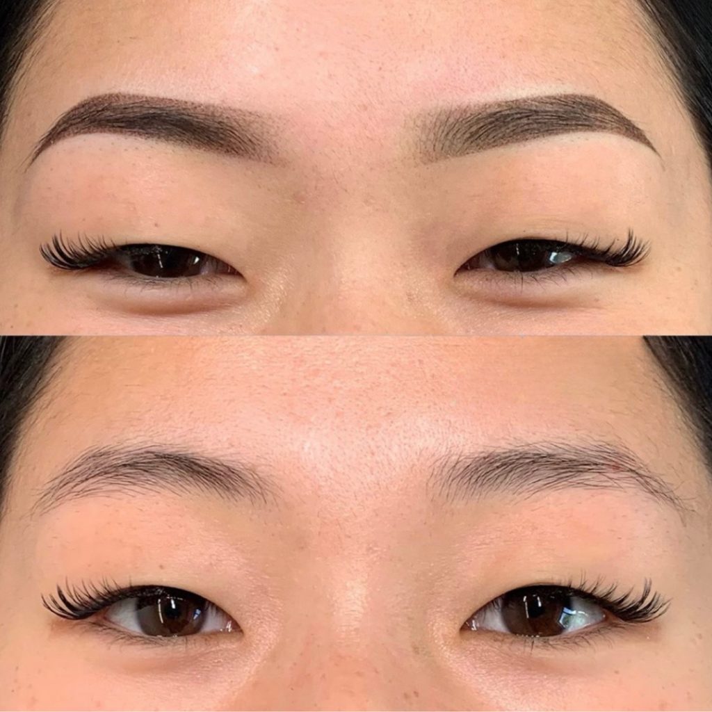 ombre powder brows